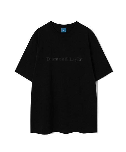 Diamond Layla（ダイアモンドレイラ）の「Silicone Logo Short Sleeve T-shirt T77 Black（Tシャツ/カットソー・レディース・その他・MEDIUM/X-LARGE/LARGE）」の2枚目の写真
