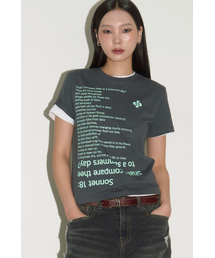 HERETIC（ヘレティック）の「SONNET 18 T-SHIRT (STANDARD FIT) / charcoal（Tシャツ/カットソー）」