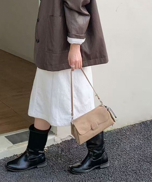 HOOK(フック)の「HOOK for girls チャーム付きミニショルダーバッグ(トートバッグ・レディース・ベージュ/ブラウン/チョコ/オリーブ・FREE)」の20枚目の写真