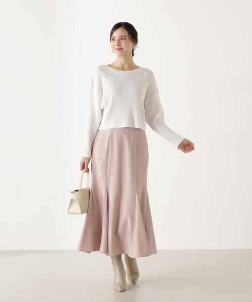 PROPORTION BODY DRESSING(プロポーションボディドレッシング)の「ラメ入りアイレットボクシーニット / 1216170101(ニット/セーター・レディース・ホワイト系その他/ベージュ/ブルー・SMALL/MEDIUM)」の12枚目の写真