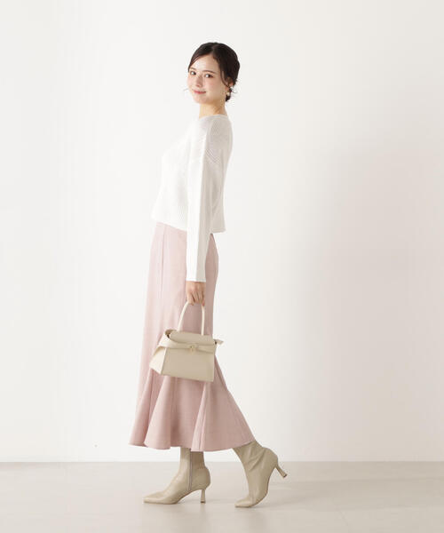 PROPORTION BODY DRESSING(プロポーションボディドレッシング)の「ラメ入りアイレットボクシーニット / 1216170101(ニット/セーター・レディース・ホワイト系その他/ベージュ/ブルー・SMALL/MEDIUM)」の13枚目の写真