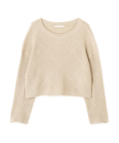 PROPORTION BODY DRESSING(プロポーションボディドレッシング)の「ラメ入りアイレットボクシーニット / 1216170101(ニット/セーター・レディース・ホワイト系その他/ベージュ/ブルー・SMALL/MEDIUM)」の17枚目の写真