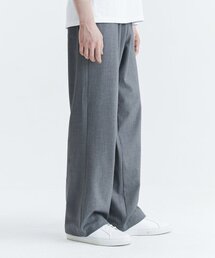 ユニセックスエッセンシャルワイドバンディングスラックスライトグレー
