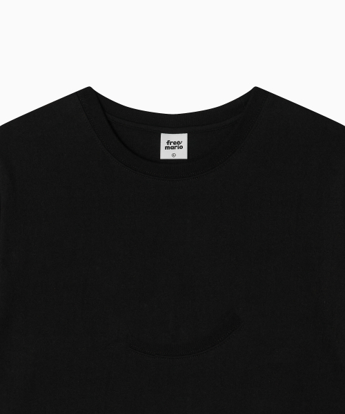 FREEMARIO（フリーマリオ）の「ベーシックチェーンTシャツ[ブラック]（Tシャツ/カットソー・レディース・ブラック・MEDIUM/LARGE）」の3枚目の写真