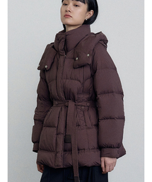 MAKE A TOAST（メイクアトースト）の「Two-Way Belted Duck Down Padding Brown MBEFPD002BR（ダウンジャケット/コート）」