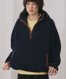 MERLOT | ネップボアスタンドプルオーバー(スウェット)