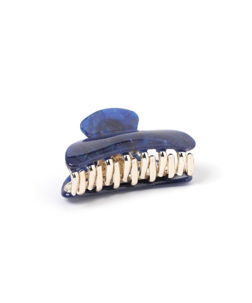 LAKOLE（ラコレ）の「キラキラマーブルバンスクリップ / 631274（バレッタ/ヘアクリップ・レディース・アイボリー/ネイビー/ピンク・FREE）」の4枚目の写真