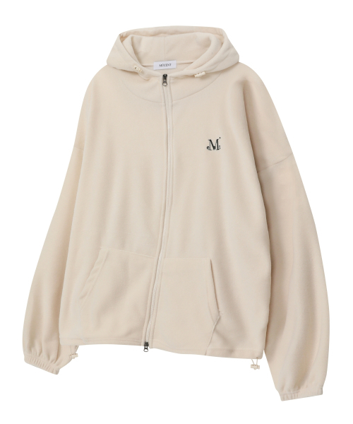 MUCENT(ムセント)の「スノイングフリースツーウェイフードジップアップ男女共用(3カラー)(その他アウター・レディース・スカイブルー/ブラック/ベージュ・FREE)」の8枚目の写真