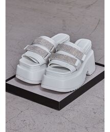 GYDA | Thick sole bijouストラップサンダル(サンダル)