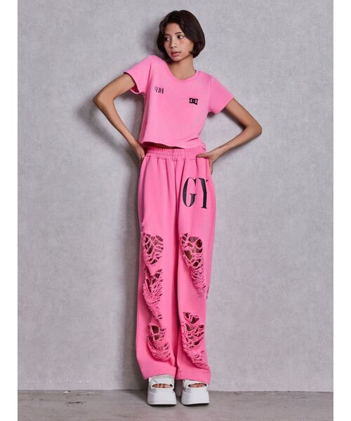 GYDA（ジェイダ）の「Thick sole bijouストラップサンダル（サンダル・レディース・オフホワイト/ブラック・LARGE/MEDIUM/SMALL）」の14枚目の写真