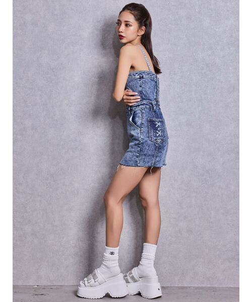 GYDA（ジェイダ）の「Thick sole bijouストラップサンダル（サンダル・レディース・オフホワイト/ブラック・LARGE/MEDIUM/SMALL）」の22枚目の写真