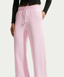 NIKE（ナイキ）の「ナイキ スポーツウェア フェニックス フリース ウィメンズ ハイウエスト ワイドレッグ パンツ   Nike Sportswear Phoenix Fleece Women's High-Waisted Wide-Leg Pants IQ1255-663 Pink Foam（スウェットパンツ）」