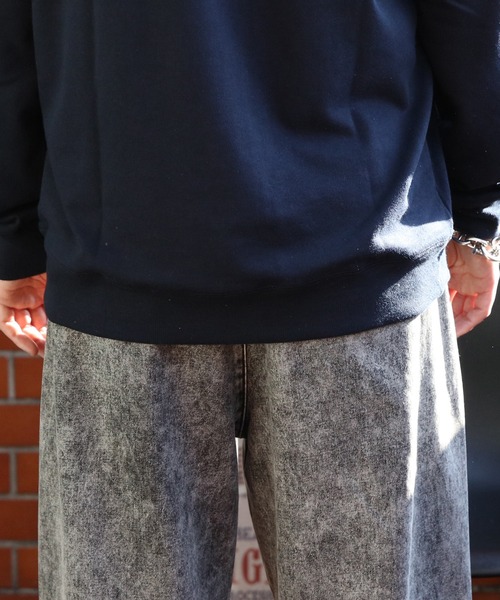 TOMMY HILFIGER（トミーヒルフィガー）の「TOMMY HILFIGER ロゴスウェット（スウェット・メンズ・ワインレッド/ネイビー・X-LARGE/MEDIUM/LARGE）」の4枚目の写真