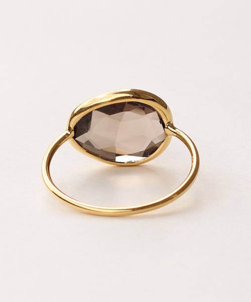 NOIR DE POUPEE(ノワールドプーペ)の「【WEB限定】silver925 ナチュラルカット 天然石リング(リング・レディース・イエロー/ライトピンク/パープル/ブルー/ブラウン/ピンク・#9/#11/#12/#13/#10/#14)」の9枚目の写真