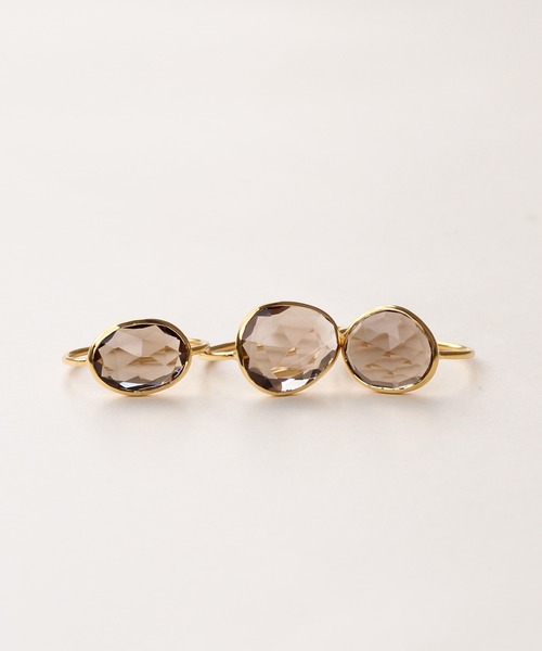 NOIR DE POUPEE(ノワールドプーペ)の「【WEB限定】silver925 ナチュラルカット 天然石リング(リング・レディース・イエロー/ライトピンク/パープル/ブルー/ブラウン/ピンク・#9/#11/#12/#13/#10/#14)」の10枚目の写真