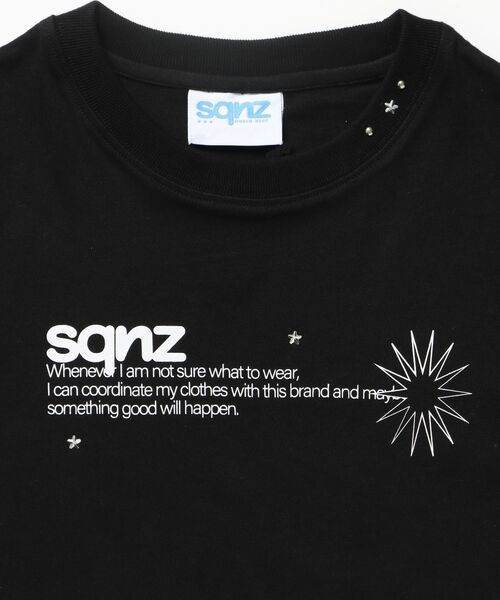 SEQUENZ(シークエンズ)の「※WEB限定 / 定番 / レディースシンプルロゴピチT / sqnz logo babetee(Tシャツ/カットソー・レディース・ダークネイビー/ホワイト/ブラック/その他1・SMALL/MEDIUM)」の21枚目の写真