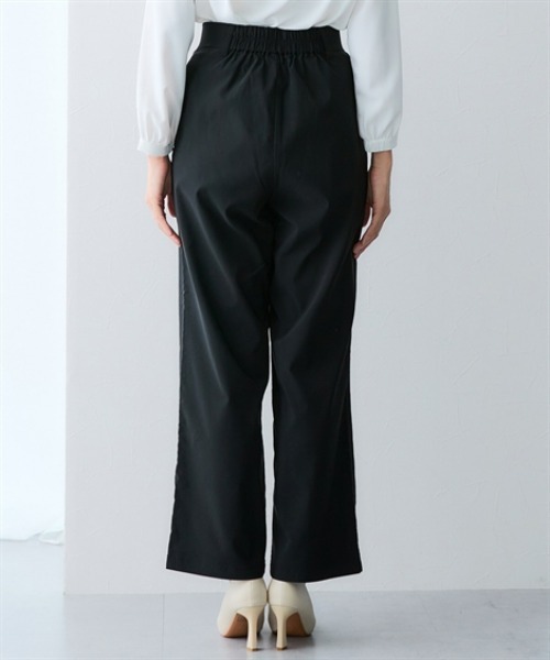 7days Life Styling（セブンデイズライフスタイリング）の「【色褪せしない黒】タックワイドストレートパンツ＜大きいサイズ有＞（その他パンツ・レディース・ブラック・3L/LL/L/M/S）」の8枚目の写真