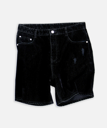 ANYTIME LOREAK（エニタイムロレーク）の「DAHLIA VELVET SHORTS - BLACK（その他パンツ）」