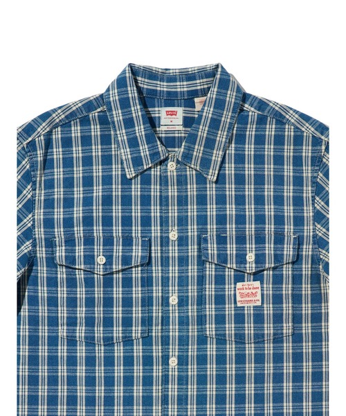 Levi's（リーバイス）の「Levi's/リーバイス WORKWEAR ショートスリーブワーカーシャツ（シャツ/ブラウス・メンズ・ブルー・XL/L/M/S）」の4枚目の写真