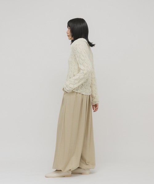 KBF（ケイビーエフ）の「サテンバルーンパンツ（その他パンツ・レディース・グリーン系その他/ベージュ・ONE）」の8枚目の写真