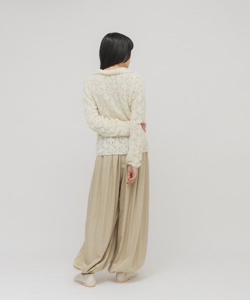 KBF（ケイビーエフ）の「サテンバルーンパンツ（その他パンツ・レディース・グリーン系その他/ベージュ・ONE）」の9枚目の写真