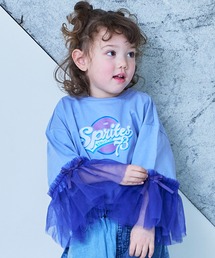 MARKEY'S | 袖チュールプリントTee(Tシャツ/カットソー)