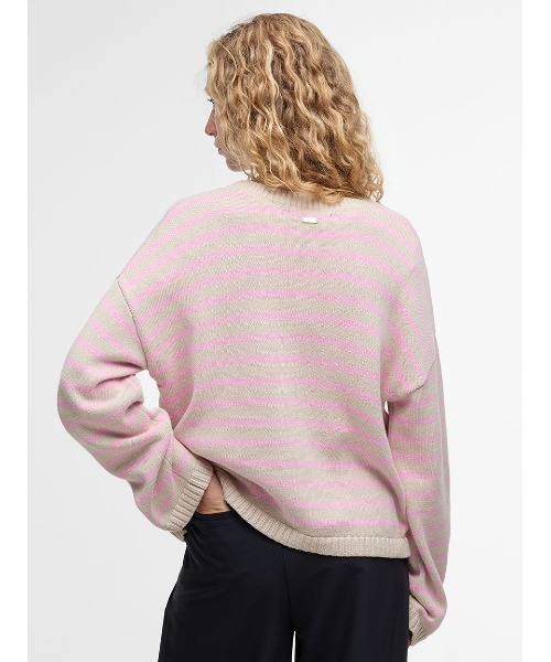 Barbour(バブアー)の「Rosieボーダー クルーネックニット(ニット/セーター・レディース・ブラウン・8/10)」の4枚目の写真