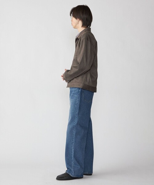 City Ambient Products（シティアンビエントプロダクツ）の「City Ambient Products: テック フェイクスエード(ポリエステル) G-JACKET（ブルゾン・メンズ・チャコールグレー/ライトブルー/ベージュ・LARGE/MEDIUM/SMALL）」の11枚目の写真