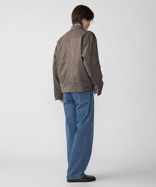 City Ambient Products（シティアンビエントプロダクツ）の「City Ambient Products: テック フェイクスエード(ポリエステル) G-JACKET（ブルゾン・メンズ・チャコールグレー/ライトブルー/ベージュ・LARGE/MEDIUM/SMALL）」の12枚目の写真