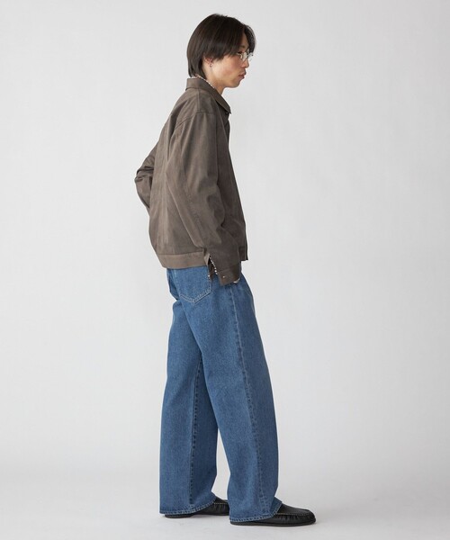 City Ambient Products（シティアンビエントプロダクツ）の「City Ambient Products: テック フェイクスエード(ポリエステル) G-JACKET（ブルゾン・メンズ・チャコールグレー/ライトブルー/ベージュ・LARGE/MEDIUM/SMALL）」の13枚目の写真