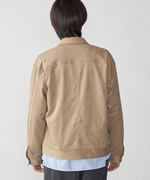 City Ambient Products（シティアンビエントプロダクツ）の「City Ambient Products: テック フェイクスエード(ポリエステル) G-JACKET（ブルゾン・メンズ・チャコールグレー/ライトブルー/ベージュ・LARGE/MEDIUM/SMALL）」の16枚目の写真