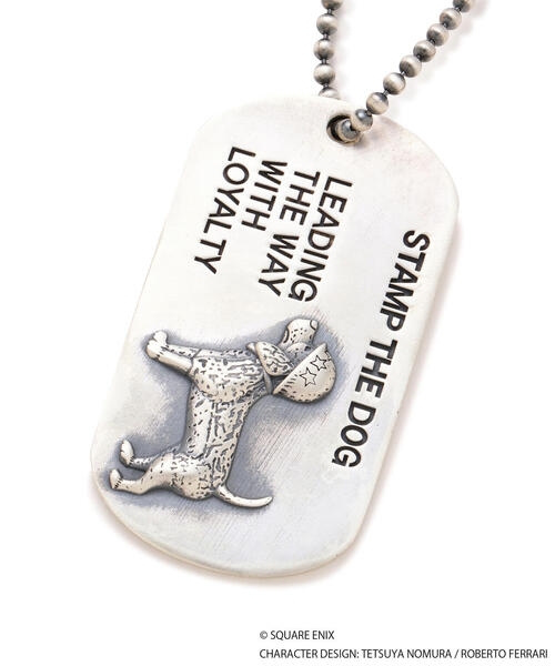 AVIREX(アヴィレックス)の「《AVIREX × FINAL FANTASY VII REMAKE》 DOG TAG "STAMP THE DOG"(ネックレス・メンズ・シルバー・F)」の7枚目の写真