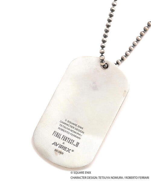 AVIREX(アヴィレックス)の「《AVIREX × FINAL FANTASY VII REMAKE》 DOG TAG "STAMP THE DOG"(ネックレス・メンズ・シルバー・F)」の8枚目の写真