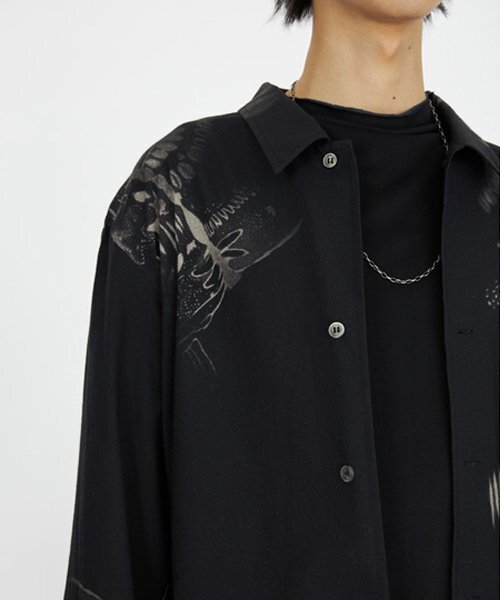 YOUTH(ユース)の「「レッドプラント」コンバーチブルカラーシャツ(シャツ/ブラウス・メンズ・その他・L/S/M)」の5枚目の写真