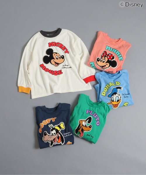 Disney（ディズニー）の「WEB限定 ディズニーフレンズサガラモチーフTシャツ（Tシャツ/カットソー・キッズ・グリーン/ピンク/ネイビー/オフホワイト/サックスブルー・80/90/100/110/120/130/140）」の19枚目の写真