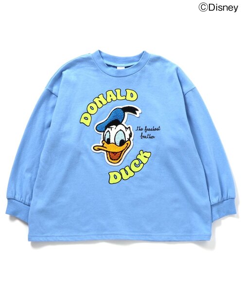 Disney（ディズニー）の「WEB限定 ディズニーフレンズサガラモチーフTシャツ（Tシャツ/カットソー・キッズ・グリーン/ピンク/ネイビー/オフホワイト/サックスブルー・80/90/100/110/120/130/140）」の10枚目の写真