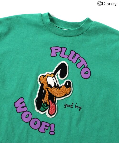 Disney（ディズニー）の「WEB限定 ディズニーフレンズサガラモチーフTシャツ（Tシャツ/カットソー・キッズ・グリーン/ピンク/ネイビー/オフホワイト/サックスブルー・80/90/100/110/120/130/140）」の8枚目の写真