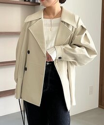 CAPRICIEUX LE'MAGE（カプリシューレマージュ）の「【サイズ展開あり】レザーミドルコート（その他アウター）」