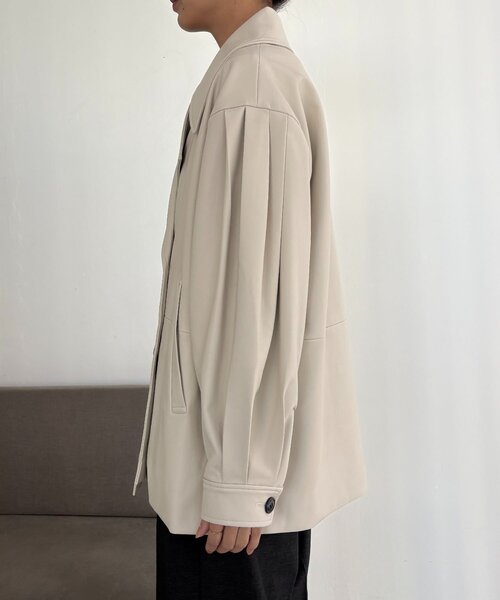 【セール】【サイズ展開あり】レザーミドルコート(その他アウター)|CAPRICIEUX LE'MAGE(カプリシューレマージュ)