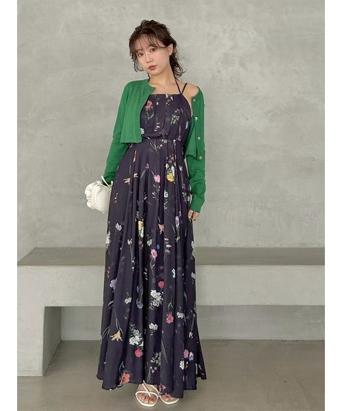 SNIDEL（スナイデル）の「カーデセットフローラルプリントキャミワンピース（ワンピース・レディース・アイボリー/ピンク/ネイビー・1/0）」の16枚目の写真