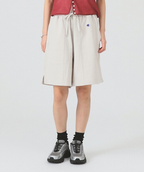 Champion（チャンピオン）の「【別注】Champion / ショーツ（スウェットパンツ・レディース・ブラック/ライトグレー・MEDIUM/SMALL）」の2枚目の写真