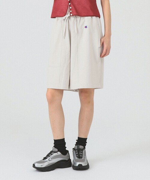 Champion（チャンピオン）の「【別注】Champion / ショーツ（スウェットパンツ・レディース・ブラック/ライトグレー・MEDIUM/SMALL）」の6枚目の写真