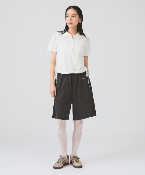 Champion（チャンピオン）の「【別注】Champion / ショーツ（スウェットパンツ・レディース・ブラック/ライトグレー・MEDIUM/SMALL）」の7枚目の写真