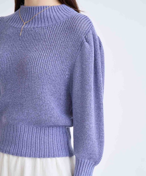 NOELA（ノエラ）の「パフスリーブラメニット（ニット/セーター・レディース・オフホワイト/ピンク/ブルー・フリー）」の10枚目の写真