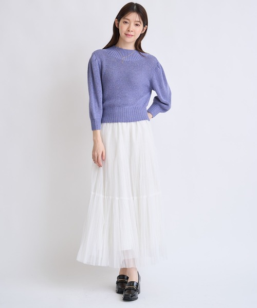 NOELA（ノエラ）の「パフスリーブラメニット（ニット/セーター・レディース・オフホワイト/ピンク/ブルー・フリー）」の13枚目の写真