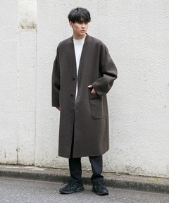 セール】アンゴラ袖ファーロングコート（その他アウター）｜NOLLEY'S