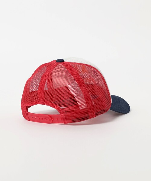 BEAMS mini(ビームスミニ)の「スマイル メッシュ キャップ 2026SS(キャップ・キッズ・イエロー系その他4/パープル系その他4/レッド/ピンク・ONE SIZE)」の11枚目の写真