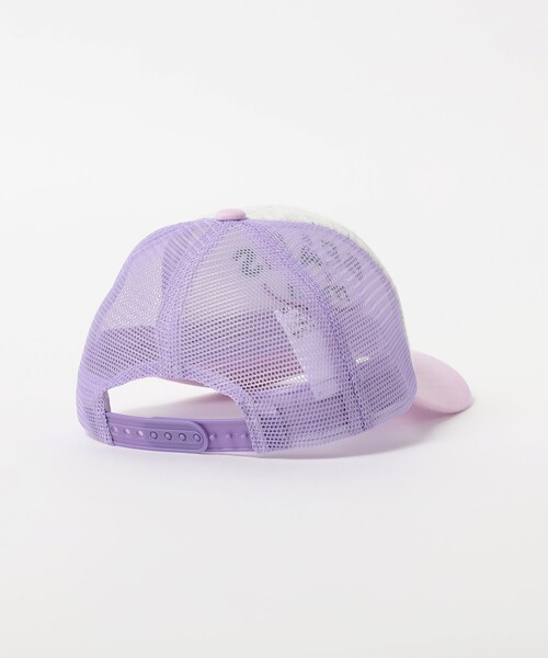 BEAMS mini(ビームスミニ)の「スマイル メッシュ キャップ 2026SS(キャップ・キッズ・イエロー系その他4/パープル系その他4/レッド/ピンク・ONE SIZE)」の15枚目の写真