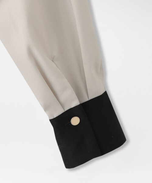 LOVELESS(ラブレス)の「【26SS WEB先行予約】バイカラーワンピース(シャツワンピース・レディース・ベージュ系その他2/ブルー系その他7・38/36/34)」の5枚目の写真