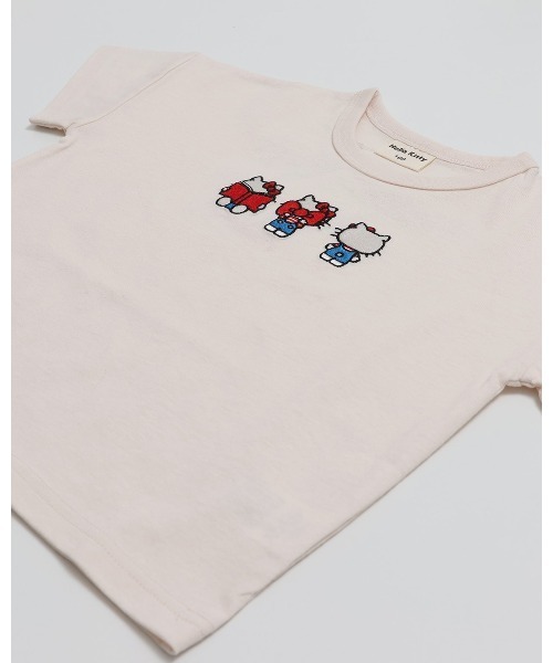 sanrio（サンリオ）の「〈サンリオ〉ハローキティ/半袖Tシャツ（Tシャツ/カットソー・キッズ・チャコール/ブラック/スモークピンク/クリーム・100cm/110cm/120cm/130cm/140cm/150cm/160cm）」の14枚目の写真